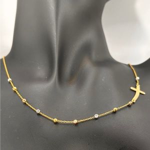 Solid real gold 18k certified, new